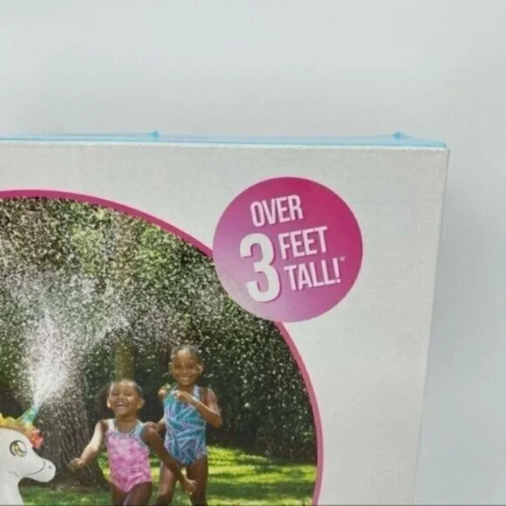 Pool Candy Unicorn Sprinkler Inflatable NEW